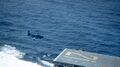 На фотографиях запечатлены первые посадки North American FJ-1 Fury на палубу авианосца USS Boxer, 10 марта 1948 год.