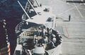 Спаренные 127-мм орудия Mark 12 и счетверенное 40-мм орудие Bofors