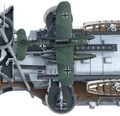 20-мм счетверенные установки Vierling C38/43 на линкоре Scharnhorst. 3D-модель.