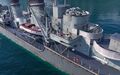 Одноствольные установки C/30 и счетверенные Vierling C/38 на эсминце VI уровня Ernst Gaede.