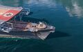 Счетверенные установки Vierling C/38 на авианосце VI уровня Weser.