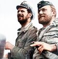 Слева - Рейнхард Хардеген, справа - фотограф Рудольф Майсингер