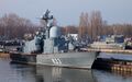 Ракетный катер Р-257 у причала.