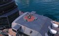 Счетверенные установки с 30-мм/45 автоматами Flak 103/38 линейного корабля IX уровня Pommern.