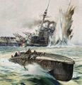 Потопление линкора SMS Szent István торпедным катером.