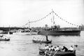 Сторожевой корабль Балтийского флота «Циклон» на праздновании дня ВМФ в Ленинграде