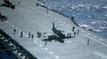 На фотографиях запечатлены первые посадки North American FJ-1 Fury на палубу авианосца USS Boxer, 10 марта 1948 год.