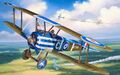 Художественное изображение Sopwith Camel капитана Уолтера Хинклиффа, 10-я эскадрилья Королевской военно-морской авиационной службы