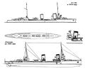 Эскадренный миноносец V-116 (итальянский "Премуда")