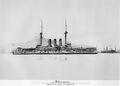 Эскадренный броненосец "Sikishima", 6 июля 1906 года