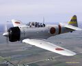 Истребитель Mitsubishi A6M Zero.