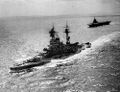 HMS Resolution и авианосец HMS Formidable