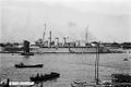 Тяжёлый крейсер HMS Suffolk в Шанхае 1937 г.