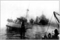 Эсминец ARA Corrientes тонет после столкновения с ARA Almirante Brown, 3 октября 1941 г.
