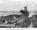 Заметка в итальянской прессе о спуске на воду ARA 25 de Mayo 11 августа 1929 г.