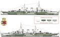 HMS Welshman, 1941 г. На врезке герб корабля.