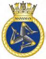 Герб HMS Manxman.