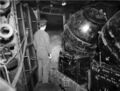 HMS Apollo производит постановку магнитных мин типа «М» Mk.I у берегов Норвегии, декабрь 1944 г.