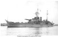 Монитор HMS Abercrombie (1943) на якорной стоянке