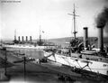 USS West Virginia на острове Маре 1908 год.