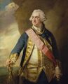 Адмирал сэр Эдуард Хоук 1-й Барон Хоук (1705-1781). На картине с лентой и звездой ордена.