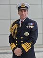 Адмирал сэр Джордж Замбеллас. На фото со знаком на шее и звездой ордена.