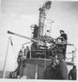 Учебные стрельбы на борту USS Amberjack (SS-522) (1946 год)