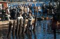 Впервые за много лет на палубе Vasa. Историк Андерс Франсен (справа) и руководитель водолазов Пер Эдвин Фельтинг (слева).