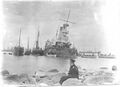 У острова Готланд на камнях, 1900 год.