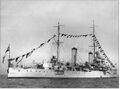 HMS Arethusa в парадном убранстве, июнь 1935 г.