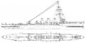 Легкий крейсер HMS Aretusa, 1914 г.