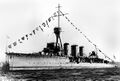 HMS Aurora вскоре после прибытия в Галифакс, 1921 г.