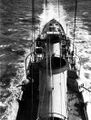 HMS Aurora в Северном море, сентябрь 1915 г. Вид с фор-марса на кормовую часть.