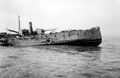 HMS Aretusa после подрыва на мине у Филикстоу, февраль 1916 г.