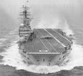 HMS Ark Royal на испытаниях, апрель 1955 г.