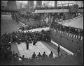 Asama в Веллингтоне, 2 июня 1932 г. Японцы демонстрируют искусство фехтования.