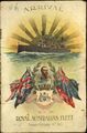 Обложка брошюры, посвященной прибытию линейного крейсера HMAS Australia в Сидней, 1913 г.