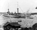 Линейный крейсер HMAS Australia. Сидней, 4 октября 1913 г.