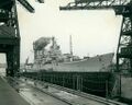 Крейсер USS Baltimore на верфи Пьюджет-Саунд, Бремертон. 1951 год.