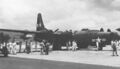Consolidated PB4Y-2B на аэродроме с подвешенной под крылом ASM-N-2 Bat.