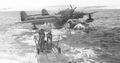 BV 138 совершает дозаправку с подводной лодки.