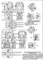 Трехорудийная 155 мм и Двухорудийная 200-мм башни №2 крейсера IJN Mogami (1940 год)