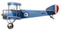Beardmore W.B.III S.B.3D в цветах французской авиации.