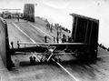 Подъем торпедоносцев на летную палубу авианосца Bearn