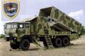 Пусковая установка наземного комплекса Exocet Греческих Вооружённых Сил