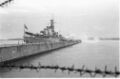 Эсминец типа Daring (1949) в Киле, июнь 1956 года