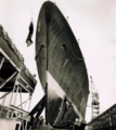 Спуск на воду эсминца ARC 20 de Julio, 26.06.1956 г.