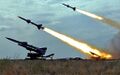 Пуск ракет ЗРК С-75