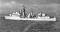 HMS Diamond (1950) на ходовых испытаниях