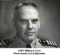William A. Corn — первый командир эсминца